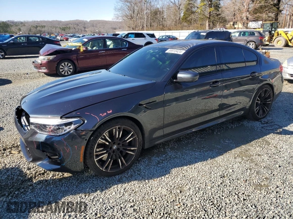 2020 BMW M5 Competition with VIN WBSJF0C01LCD36012, listed as a Copart auction lot 86910424 with 33,912 mi miles and Salvage Title. Bid and sale history available at carsss.com. Image 1.