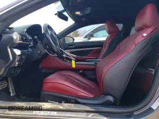 2017 Lexus RC 300 with VIN JTHSM5BC1H5003455, listed as a Copart auction lot 52736165 with 64,281 mi miles and Salvage title. Bid and sale history available at DreamBid. Image 7.
