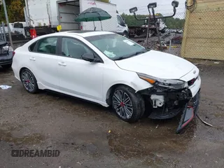 2022 Kia Forte GT with VIN 3KPF44AC9NE460058, listed as a IAAI auction lot 40385898 with 57,961 mi miles. Bid and sale history available at carsss.com. Image 14.