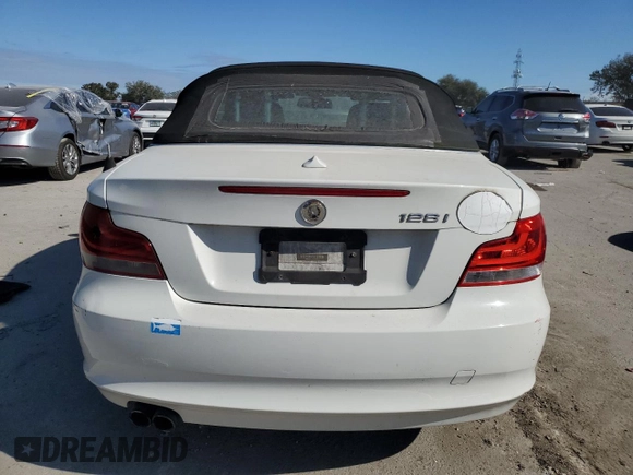 2012 BMW 1 Series 128i с VIN WBAUN1C5XCVH84372, выставлен на аукционе Copart как лот 89155145 с пробегом Не указан миль и Чистый • Clean title. История ставок и продаж доступна на DreamBid. Изображение 6.
