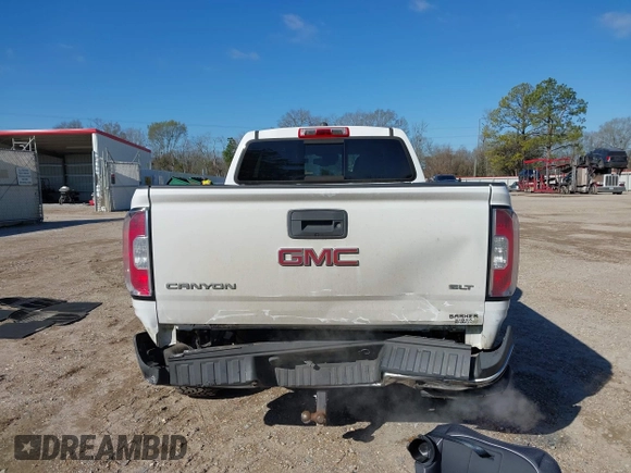 2017 GMC Canyon 4WD SLT with VIN 1GTP6DE10H1255789, listed as a IAAI auction lot 41617902 with 112,368 mi miles. Bid and sale history available at carsss.com. Image 16.