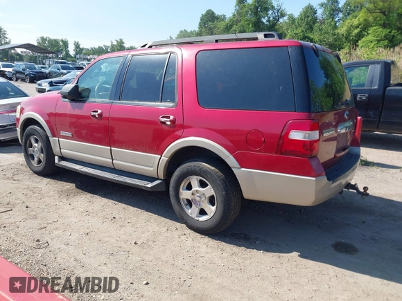 2007 Ford Expedition Eddie Bauer с VIN 1FMFU18557LA93543, выставлен на аукционе IAAI как лот 42227120 с пробегом 187 991 миль миль и . История ставок и продаж доступна на DreamBid. Изображение 3.
