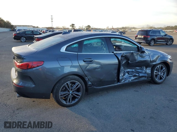 2021 BMW 2 Series 228i xDrive with VIN WBA73AK00M7H62153, listed as a Copart auction lot 81811543 with 23,156 mi miles. Bid and sale history available at carsss.com. Image 3.
