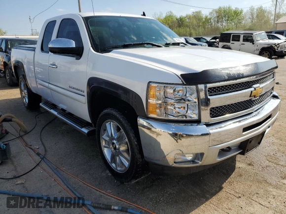 2012 Chevrolet Silverado 1500 LT with VIN 1GCRKSE7XCZ114154, listed as a Copart auction lot 54243775 with 183,908 mi miles and Salvage Title. Bid and sale history available at DreamBid. Image 4.