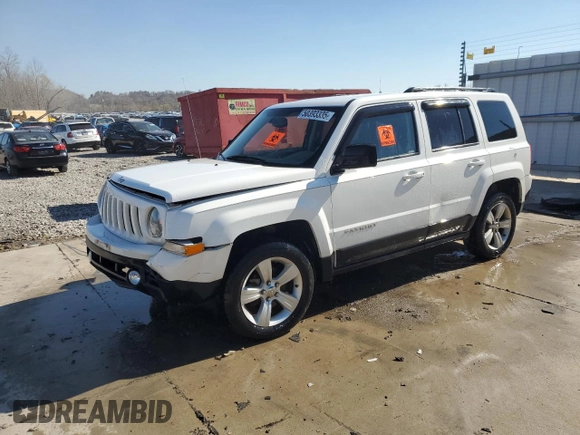 2015 Jeep Patriot High Altitude with VIN 1C4NJRFB5FD169156, listed as a Copart auction lot 50393335 with 122,233 mi miles and Salvage title. Bid and sale history available at DreamBid. Image 1.