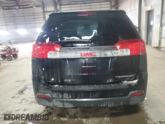 2012 GMC Terrain SLT-1 with VIN 2GKALUEKXC6341838, listed as a Copart auction lot 86839244 with 172,385 mi miles and Salvage Title. Bid and sale history available at carsss.com. Image 6.