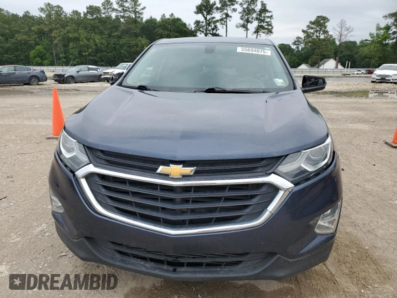 2018 Chevrolet Equinox LT with VIN 3GNAXJEV2JS576992, listed as a Copart auction lot 55694075 with 169,147 mi miles and Salvage title. Bid and sale history available at DreamBid. Image 5.