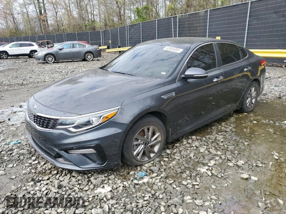 2020 Kia Optima LX with VIN 5XXGT4L31LG382853, listed as a Copart auction lot 52865085 with 67,674 mi miles and Salvage Title. Bid and sale history available at carsss.com. Image 1.