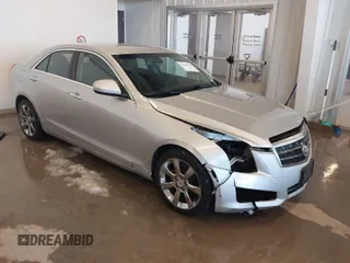 2014 Cadillac ATS Standard RWD z VIN 1G6AA5RA7E0184177, wystawiony jako IAAI lot #41637125 z przebiegiem 43 378 mil mil oraz . Historia ofert i sprzedaży dostępna na DreamBid. Obrazek 1.