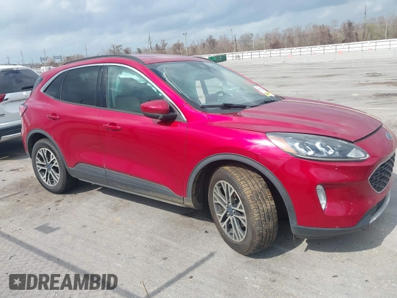 2020 Ford Escape SEL with VIN 1FMCU0H66LUA68502, listed as a IAAI auction lot 41561203 with 140,004 mi miles and . Bid and sale history available at carsss.com. Image 13.