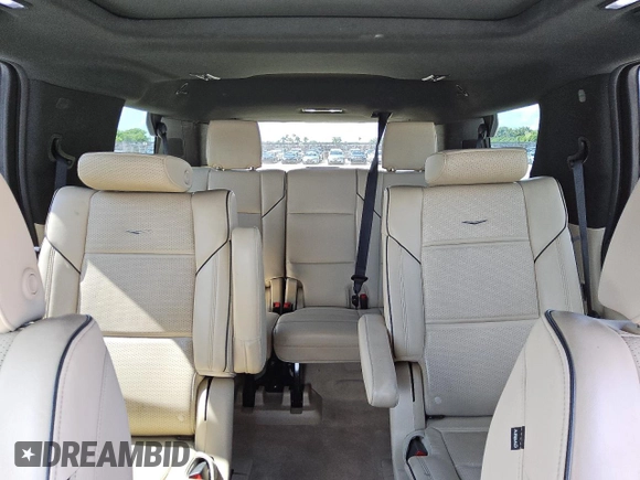 2023 Cadillac Escalade 4WD Premium Luxury with VIN 1GYS4BKL7PR332923, listed as a Copart auction lot 57442025 with 56,886 mi miles and Clean title. Bid and sale history available at DreamBid. Image 10.