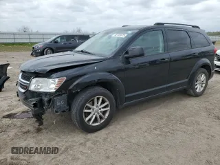 2015 Dodge Journey SXT with VIN 3C4PDCBG9FT690910, listed as a Copart auction lot 48195875 with 110,489 mi miles and Salvage Title. Bid and sale history available at DreamBid. Image 1.