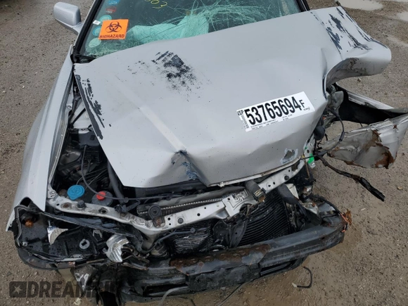 2002 Acura TL with VIN 19UUA56692A033603, listed as a Copart auction lot 53765694 with 0 mi miles and Salvage Title. Bid and sale history available at carsss.com. Image 12.
