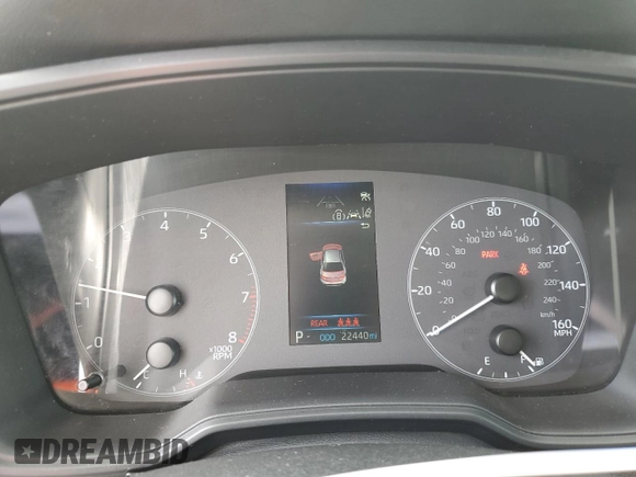 2024 Toyota Corolla LE with VIN 5YFB4MDE5RP162199, listed as a Copart auction lot 49690975 with 22,440 mi miles and Clean Title. Bid and sale history available at DreamBid. Image 9.