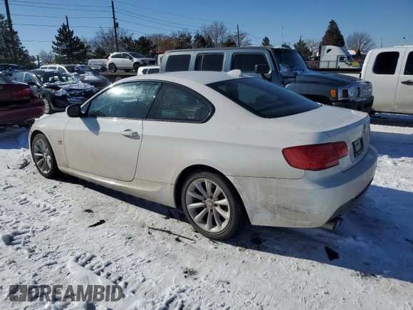 2013 BMW 3 Series 328i xDrive with VIN WBAKF3C5XDJ385306, listed as a Copart auction lot 42422655 with 124,352 mi miles and Salvage Title. Bid and sale history available at carsss.com. Image 2.