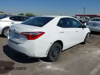 2016 Toyota Corolla L with VIN 2T1BURHEXGC681186, listed as a IAAI auction lot 42528607 with 98,487 mi miles and . Bid and sale history available at DreamBid. Image 4.