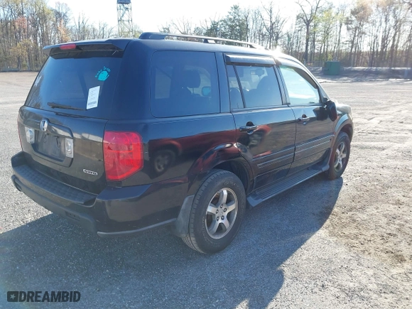 2006 Honda Pilot EX-L with RES with VIN 2HKYF18686H509524, listed as a IAAI auction lot 41863126 with 1 mi miles. Bid and sale history available at carsss.com. Image 4.