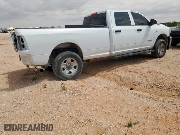 2022 Ram 2500 Tradesman z VIN 3C6UR5HL2NG346645, wystawiony jako Copart lot #60166845 z przebiegiem 70 932 mil mil oraz Szkoda całkowita • Salvage title. Historia ofert i sprzedaży dostępna na DreamBid. Obrazek 3.