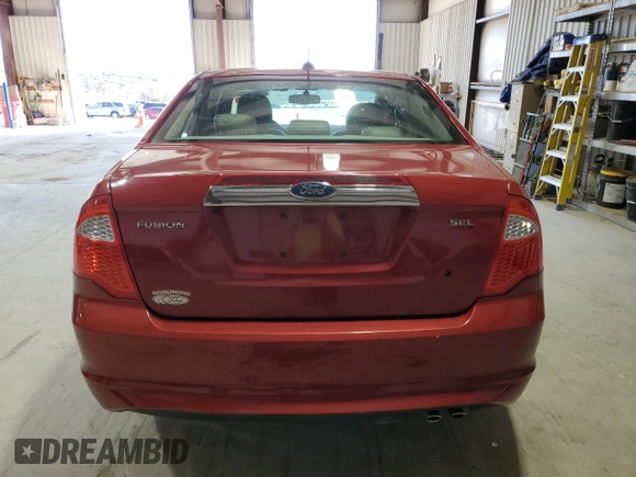 2010 Ford Fusion SEL with VIN 3FAHP0JA9AR260927, listed as a Copart auction lot 53716235 with 92,977 mi miles and Salvage Title. Bid and sale history available at carsss.com. Image 6.