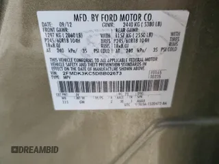 2013 Ford Edge Limited z VIN 2FMDK3KC5DBB02673, wystawiony jako Copart lot #65583055 z przebiegiem 146 571 mil mil oraz Szkoda całkowita • Salvage title. Historia ofert i sprzedaży dostępna na DreamBid. Obrazek 13.