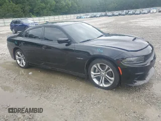 2022 Dodge Charger R/T with VIN 2C3CDXCT2NH232140, listed as a Copart auction lot 56531405 with 47,950 mi miles and Salvage title. Bid and sale history available at DreamBid. Image 4.