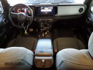 2024 Jeep Wrangler Sport S with VIN 1C4PJXDN3RW107256, listed as a Copart auction lot 43583095 with 17,210 mi miles and Salvage title. Bid and sale history available at DreamBid. Image 8.