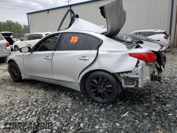 2014 Infiniti Q50 Premium with VIN JN1BV7ARXEM691878, listed as a Copart auction lot 56767475 with 151,257 mi miles and Clean title. Bid and sale history available at DreamBid. Image 2.