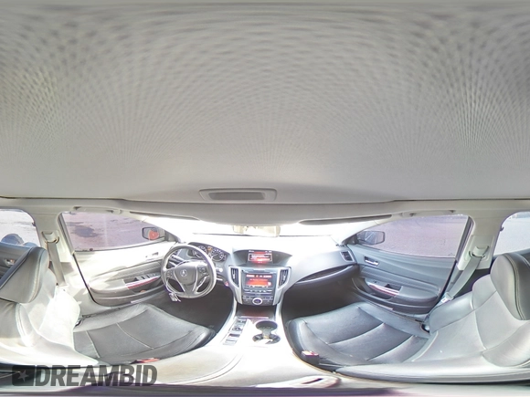 2017 Acura TLX V6 w/Technology Pkg with VIN 19UUB3F5XHA000384, listed as a Copart auction lot 45131705 with 107,421 mi miles and Salvage Title. Bid and sale history available at carsss.com. Image 12.