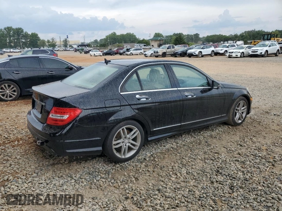 2014 Mercedes-Benz C 250 Sport with VIN WDDGF4HB5EA937668, listed as a Copart auction lot 60544955 with 213,372 mi miles and Salvage title. Bid and sale history available at DreamBid. Image 3.