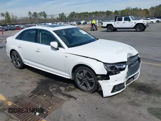 2018 Audi A4 Premium Plus with VIN WAUENAF44JA163458, listed as a IAAI auction lot 41825115 with 62,839 mi miles. Bid and sale history available at carsss.com. Image 1.