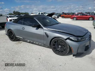 2023 BMW M4 Competition xDrive with VIN WBS33BA07PCL63105, listed as a Copart auction lot 83553594 with 39,957 mi miles and Salvage Title. Bid and sale history available at carsss.com. Image 4.