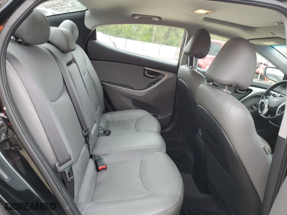 2013 Hyundai Elantra GLS with VIN 5NPDH4AE2DH289046, listed as a Copart auction lot 49861545 with 91,497 mi miles and Salvage Title. Bid and sale history available at carsss.com. Image 10.