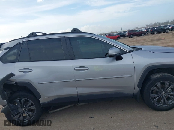 2023 Toyota RAV4 Hybrid XLE Premium with VIN 4T3B6RFV3PU116278, listed as a IAAI auction lot 41674425 with 16,246 mi miles. Bid and sale history available at carsss.com. Image 13.