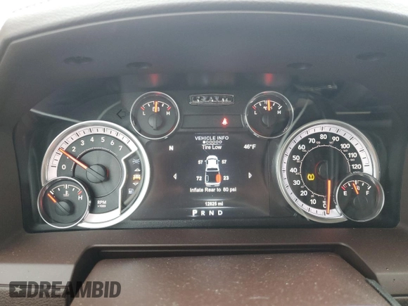 2015 Ram 2500 Laramie with VIN 3C6UR5FJ9FG576962, listed as a Copart auction lot 87035054 with 12,825 mi miles and Salvage Title. Bid and sale history available at carsss.com. Image 9.