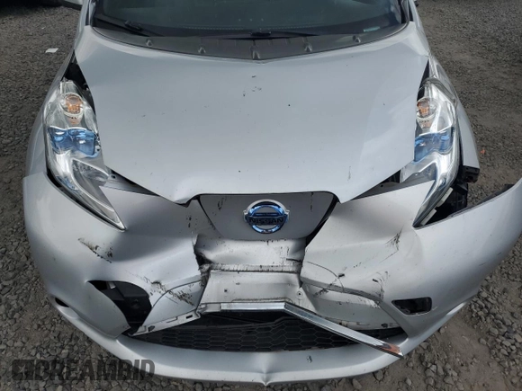 2013 Nissan LEAF SL with VIN 1N4AZ0CP1DC408021, listed as a Copart auction lot 58260915 with 111,310 mi miles and Salvage title. Bid and sale history available at DreamBid. Image 11.