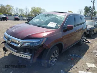 2021 Honda Pilot EX-L with VIN 5FNYF5H56MB012112, listed as a IAAI auction lot 41934360 with 46,820 mi miles. Bid and sale history available at carsss.com. Image 18.