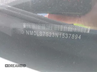 2022 Ford Transit Connect XL with VIN NM0LS7S23N1537894, listed as a IAAI auction lot 42208607 with 32,383 mi miles and . Bid and sale history available at DreamBid. Image 9.
