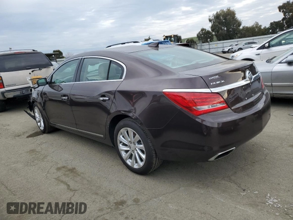 2015 Buick LaCrosse Premium I with VIN 1G4GD5G30FF214827, listed as a Copart auction lot 45353625 with 56,150 mi miles and Salvage Title. Bid and sale history available at carsss.com. Image 2.