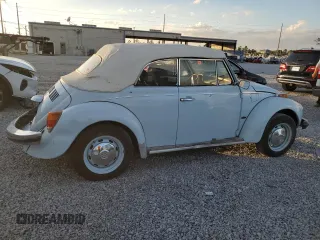 1979 Volkswagen Beetle with VIN 1592031742, listed as a Copart auction lot 77628044 with 93,929 mi miles and Salvage Title. Bid and sale history available at DreamBid. Image 3.