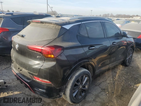 2020 Buick Encore GX Essence with VIN KL4MMFSL3LB128610, listed as a Copart auction lot 47256295 with 27,893 mi miles and Salvage title. Bid and sale history available at DreamBid. Image 3.