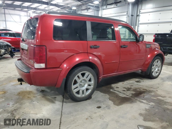 2008 Dodge Nitro R/T with VIN 1D8GU58628W129571, listed as a Copart auction lot 48071265 with 195,904 mi miles and Salvage Title. Bid and sale history available at DreamBid. Image 3.