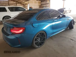 2019 BMW M2 Competition with VIN WBS2U7C51KVB09212, listed as a Copart auction lot 64323704 with 30,743 mi miles and Salvage Title. Bid and sale history available at carsss.com. Image 3.