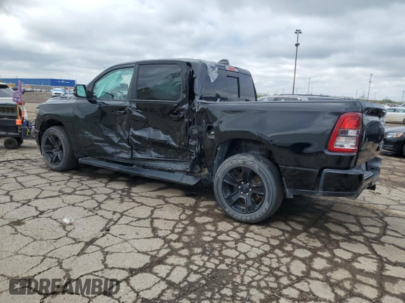2023 Ram 1500 Big Horn with VIN 1C6SRFFT0PN651992, listed as a Copart auction lot 55075565 with 26,821 mi miles and Non repairable. Bid and sale history available at DreamBid. Image 2.