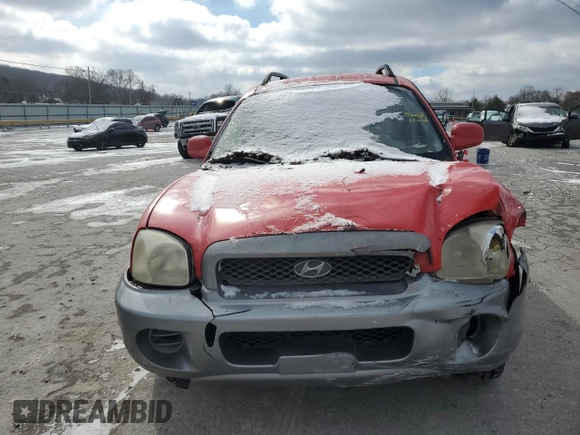 2003 Hyundai Santa Fe with VIN KM8SB12B83U521452, listed as a Copart auction lot 46037565 with 344,589 mi miles and Clean Title. Bid and sale history available at carsss.com. Image 5.