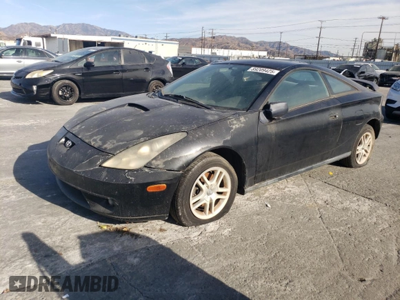 2001 Toyota Celica GT with VIN JTDDR32T710090278, listed as a Copart auction lot 89209425 with 241,833 mi miles and Clean Title. Bid and sale history available at carsss.com. Image 1.