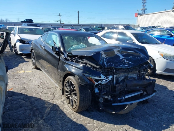2018 Infiniti Q60 3.0t LUXE with VIN JN1EV7EK7JM340818, listed as a IAAI auction lot 41592827 with NaN miles. Bid and sale history available at carsss.com. Image 1.