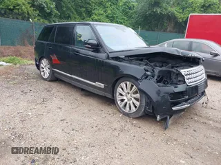 2015 Land Rover Range Rover Supercharged z VIN SALGS3TF7FA209497, wystawiony jako IAAI lot #42513355 z przebiegiem 40 008 mil mil oraz . Historia ofert i sprzedaży dostępna na DreamBid. Obrazek 1.
