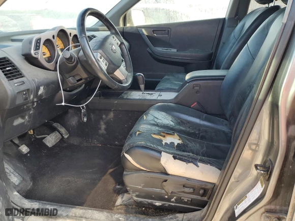 2005 Nissan Murano SL with VIN JN8AZ08T35W331589, listed as a Copart auction lot 65800264 with 193,713 mi miles and Salvage Title. Bid and sale history available at carsss.com. Image 7.