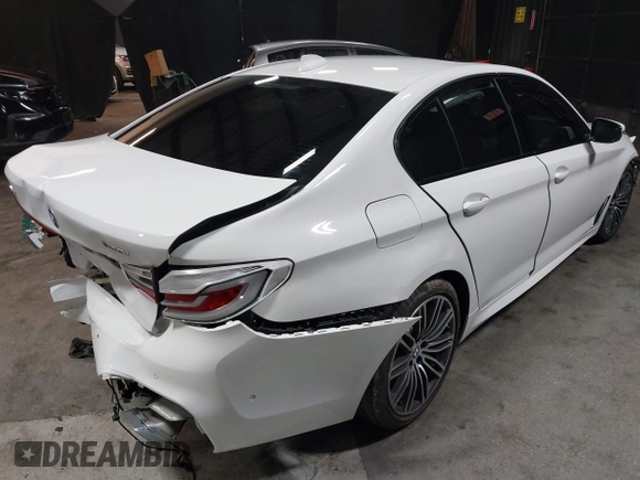 2019 BMW 5 Series 540i xDrive with VIN WBAJE7C55KWW19065, listed as a IAAI auction lot 41835435 with 45,087 mi miles and . Bid and sale history available at carsss.com. Image 4.