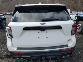 2023 Ford Explorer ST with VIN 1FM5K8GC9PGB78100, listed as a Copart auction lot 52565915 with 14,517 mi miles and Salvage Title. Bid and sale history available at carsss.com. Image 6.